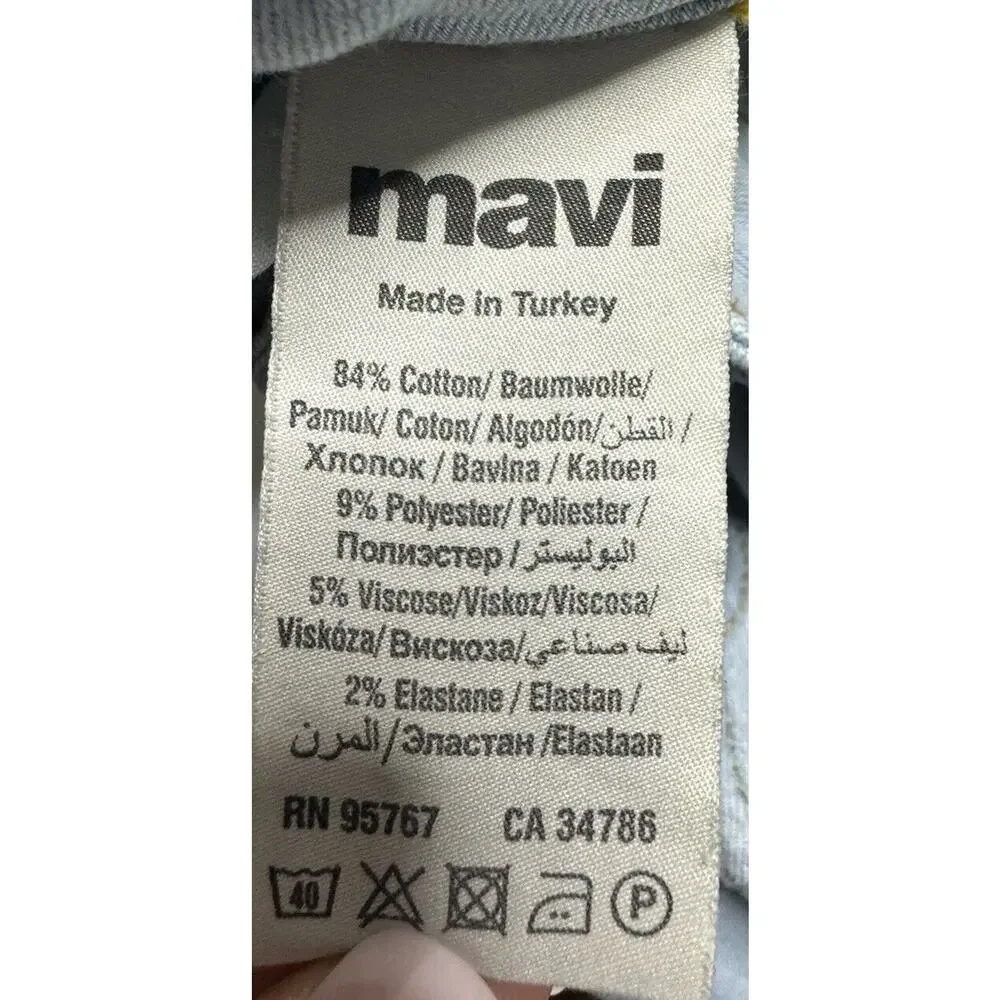 Mavi Jeans Women's Light Wash Tess High Rise‎ Skinny Blue Jeans - Size 31x26*